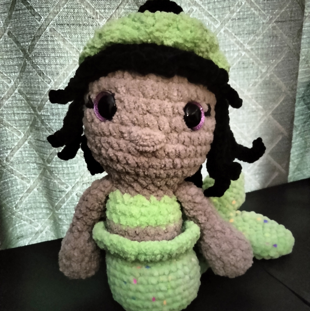 Crochet mermaid plush NWOT